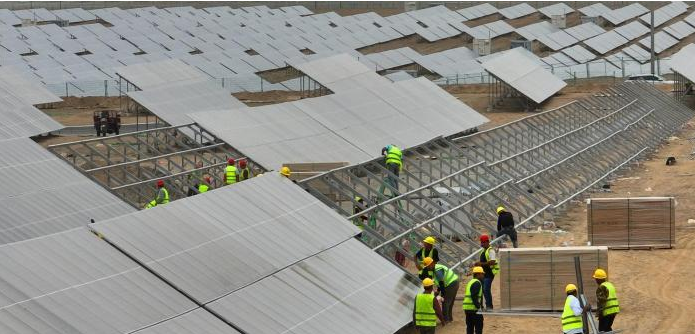 500.000 Kilowatt Photovoltaik-Stromerzeugung in Yecheng, Xinjiang