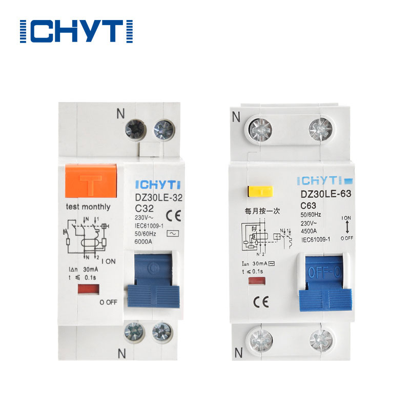 Elektrischer Rccb-Fehlerstromschutzschalter